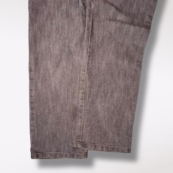 Gloria Vanderbilt Amanda Gray Jeans Straight Leg High Rise Size 12 Petite - Picture 7 of 10